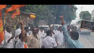 shiv sena(shinde)celebrating the victory✌️@ balasaheb bhavan #viral #viralreels#eknathshinde#party