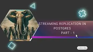 How to setup Streaming Replication in postgres Step by Step  |part1|  #streaming replication