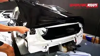 Boot Lid in One piece wrapping process.