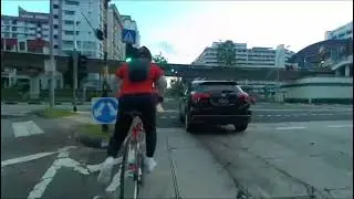 Cycling From Keat Hong Close To Masjid Al-Khair. 4 Sept 2022.