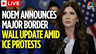 WATCH LIVE: DHS Secretary Kristi Noem's Major Announcement On Border Wall Construction | ICE | N18G