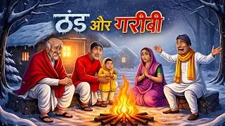 ठंड और गरीबी 😢🔥| Thand Aur Garibi | Moral stories | Hindi Kahaniyan | Stories | @MoonToonHindi01 