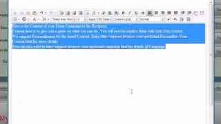Jive Tutorial  - How to send an EDM (Electronic Direct Mailer) Email Blast