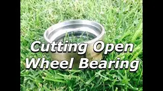 Cutting Open a Wheel Bearing - Causes of Wheel Bearing Spalling National SKF NSK INA Timken