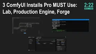 🟢 3 ComfyUI Installs Pro MUST Use: Lab, Production Engine, Forge (ComfyUI Shortcut)