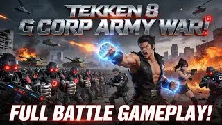 TEKKEN 8 G CORP ARMY WAR! Jin’s Squad vs JACK-8 LEGION Full Battle Gameplay! 😱🔥InfernoX Gameplay