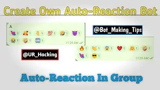 create Telegram auto reaction bot without coding free #bot #telegram #reaction #tgbot