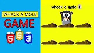 How To Create Whack A Mole Game With Html Css And JavaScript_
