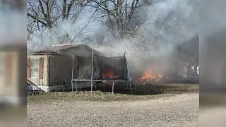 Multiple trailers catch fire in Sullivan, Missouri