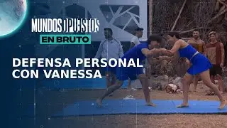 Vanessa enseña llaves de jiu-jitsu y judo | Señal Fanáticos Mundos Opuestos