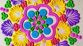 Simple rangoli design Meghnath Rangoli Kolam rangoli