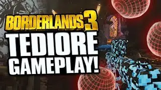 Borderlands 3 - Tediore Weapons Gameplay! (60FPS)