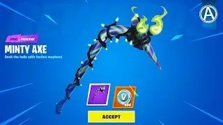 How To Get The FREE MINTY AXE! - Fortnite Chapter 2 (Fortnite Battle Royale LIVE)