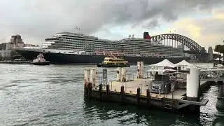 Cunard Queen Victoria Departing Sydney Harbour