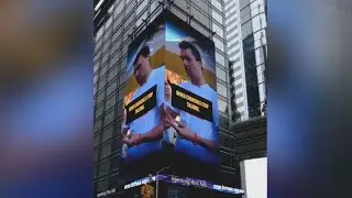 &lsquo;A positive influence&rsquo;: Charlie Kirk lights up screens in Times Square