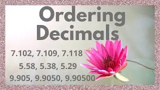 Ordering Decimals (quick review)