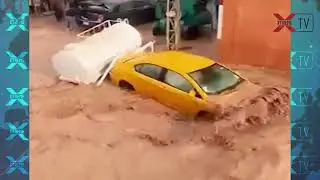 Chaos in Morocco AGAIN &mdash; Monster FLOODS Streets Underwater, Homes & Cars WASHED Away!