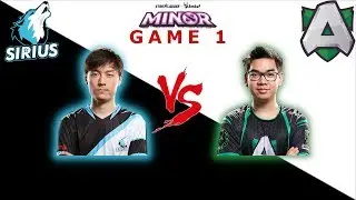 Sirius vs Alliance Game 1 Highlights /Upper Bracket /Bo3/ Starladder ImbaTV Dota Minor 2019 Season 2