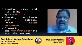 Functions of Database Administrator