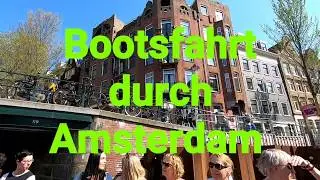 Bootsfahrt Grachtenfahrt Amsterdam Sightseeing