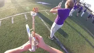Bellbrook Highschool Marching Band 2022 2nd Trumpet Headcam - Tyler Panstingel