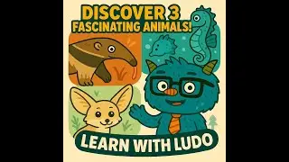 Episode 10  Anteater Fennec Fox & Seahorse Discover Amazing Animals with Ludo!