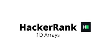 1D Arrays in C  || HackerRank Solution