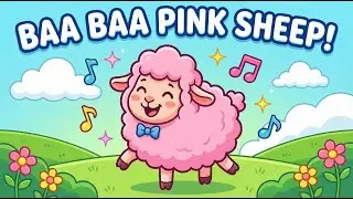 Баа-баа, розовая овечка 🐑 | Веселая детская песенка для детей | Изучаем цвета с куплетом про додо