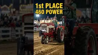 Johnny Sherrell on his 460 1st Place 5500 4mph Cookeville Fair Antique Tractor Pull