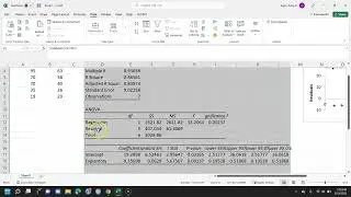 Regression with Data Analysis Toolpak Quick Tutorial
