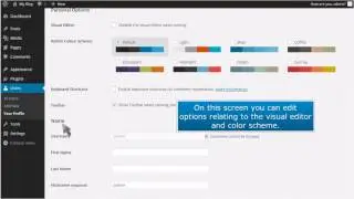 How to edit your profile in WordPress