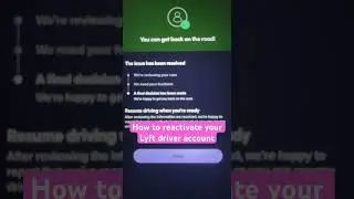 How to reactivate your Lyft driver account #reactivate #gigworker #lyftdriver #lyft