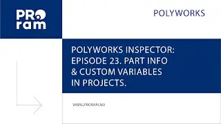 Episode 23: PolyWorks Inspector &ndash; part info & custom variables in projects.