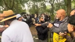 Shia Rafadi lost plot and get Physical with Br Adnan Rashid | speakers corner | police was Called | 