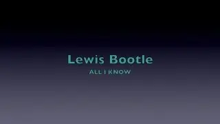 Lewis Bootle performs 'All I Know' at the Monarch, 26 January, 2016