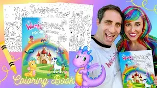 Whimsical World Coloring Book: Unicorns, Dinosaurs, Mermaids, Dragons, Fairies, Space, & More! 🎨