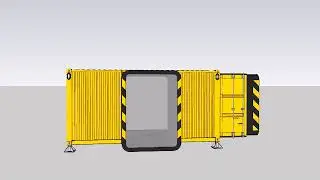 LabZero minimum mobile module made of shipping container