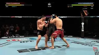 EA SPORTS UFC 5 Whittaker clean head movement KO