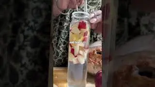 Coconut Infused Water for Glowing Skin | Apple Infused Water Recipe | Glowing Skin Recipe