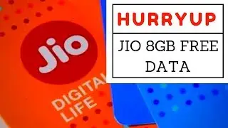 Jio 8GB Free Internet