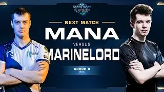 MaNa vs MarineLord PvT - Group B Elimination - WCS Challenger EU Season 2