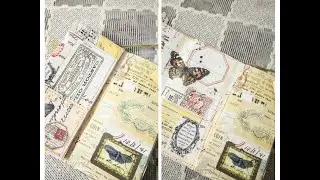 Update on the mini Ephemera folio with 20 pockets and a small journal.(Last Part)
