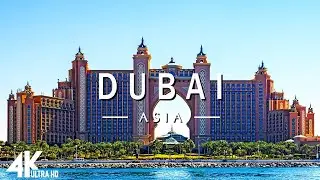 FLYING OVER DUBAI (4K UHD) - Relaxing Music Along With Beautiful Nature Videos(4K Video Ultra HD)