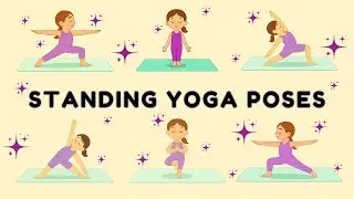 Standing Yoga for Kids | Flexibility and Body Balance | Yoga for Children