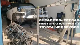 CHEAP PROJECT CAR Restoration Part 3 - Toyota MR2 Spyder
