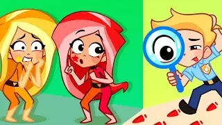 Police Finding Color Copy 💗💛✨ Sharing IS Caring! Good Habits Rules | Kids Funny Cartoons