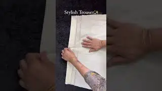Stylish Trouser Design💕 #stitchstudiobyna #stitching #cuttingstitching #trousercuttingandstitching