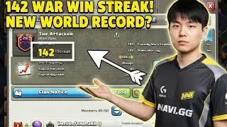 TH17 WAR WIN STREAK 142! Unbeatable Attacks & Pro Strategies | Clash of Clans