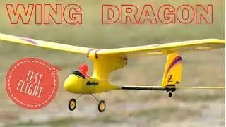 test flight wing dragon rc plane | Aeromodelling Indonesia
