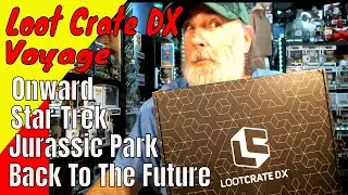 Loot Crate DX - Voyage - Onward - Back To The Future-Star Trek- Jurassic Park